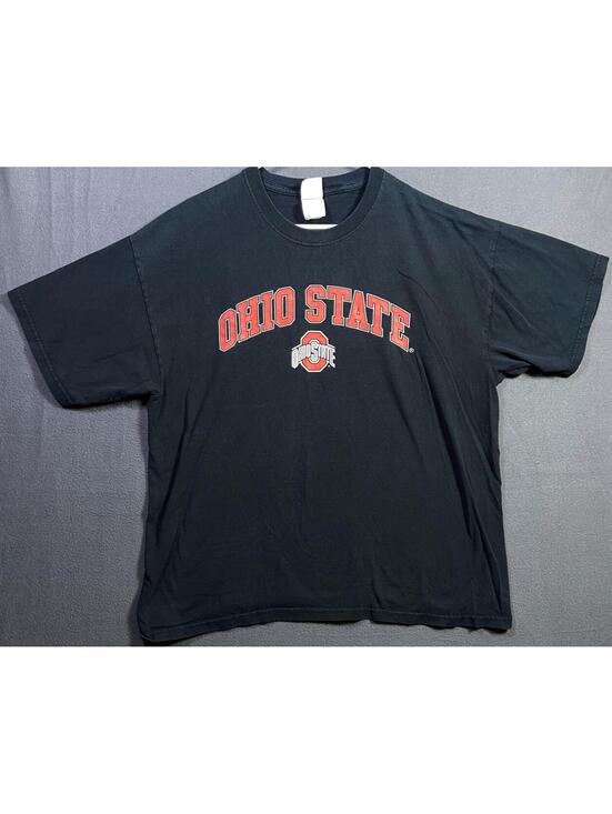 Gildan Other - Ohio State Buckeyes Shirt Black XLarge Gildan Ultra Cotton 24x27 Football EUC!
